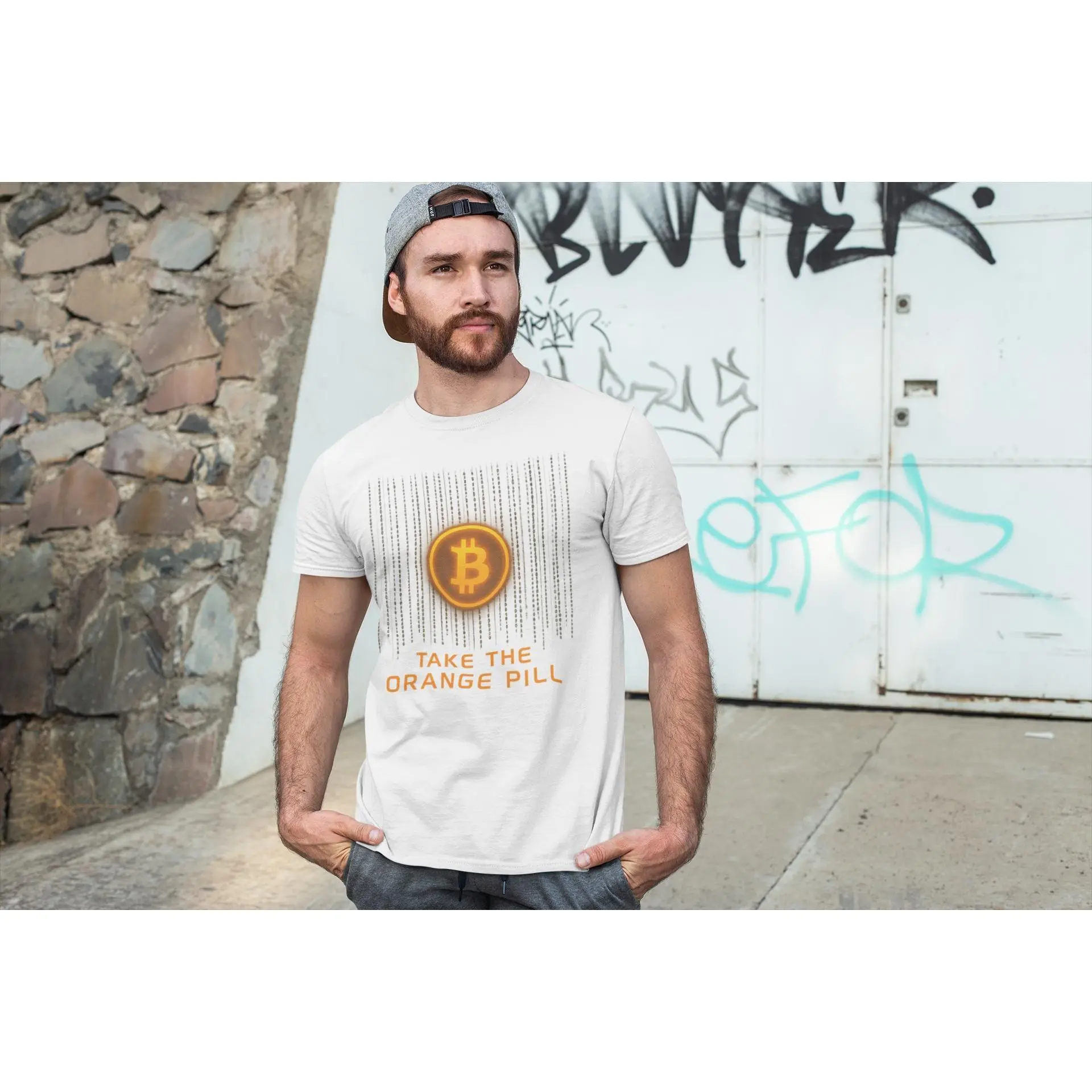 Take The Orange Pill Bitcoin T-Shirt