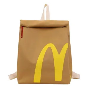 McDonald's Backpack for Men Women Funny School Bag Lightweight Knapsack