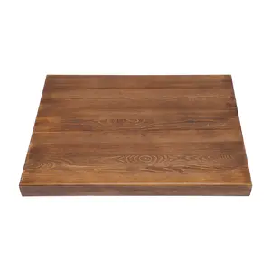 Pine Wood Stove Top Cover Cutting Board Kitchen Organizer Walnut Color Antique Finish Rectangular Dining Table Decor Camping Must Have