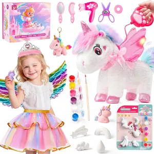 Unicorn Toys for Girls Age 4-6,Walking Talking Singing Interactive Unicorns with Painting Kit Crafts Unicornss Dress up, Remote Control Plush Unicorn's Toy for Kids 3-6 house doll rae addison kelly benny pocket polly cricket tiana red monster high mystery