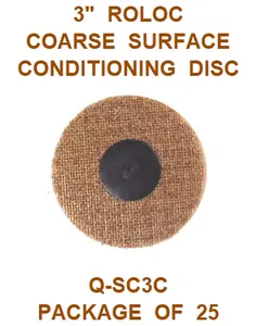 3  INCH  WOVEN  ROLOC  BROWN  COARSE (25PACK)