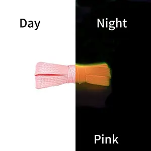 Luminous Flat Shoelaces for sneakers or running shoes, Glow In The Dark Fluorescent Laces, Colorful Shoelaces, Shoe Accessories, Shoelaces Replacement,Vibrant Shoelaces for Fun, Cool Design， Gifts For Others.Cool Design for Nike, Converse and more brand