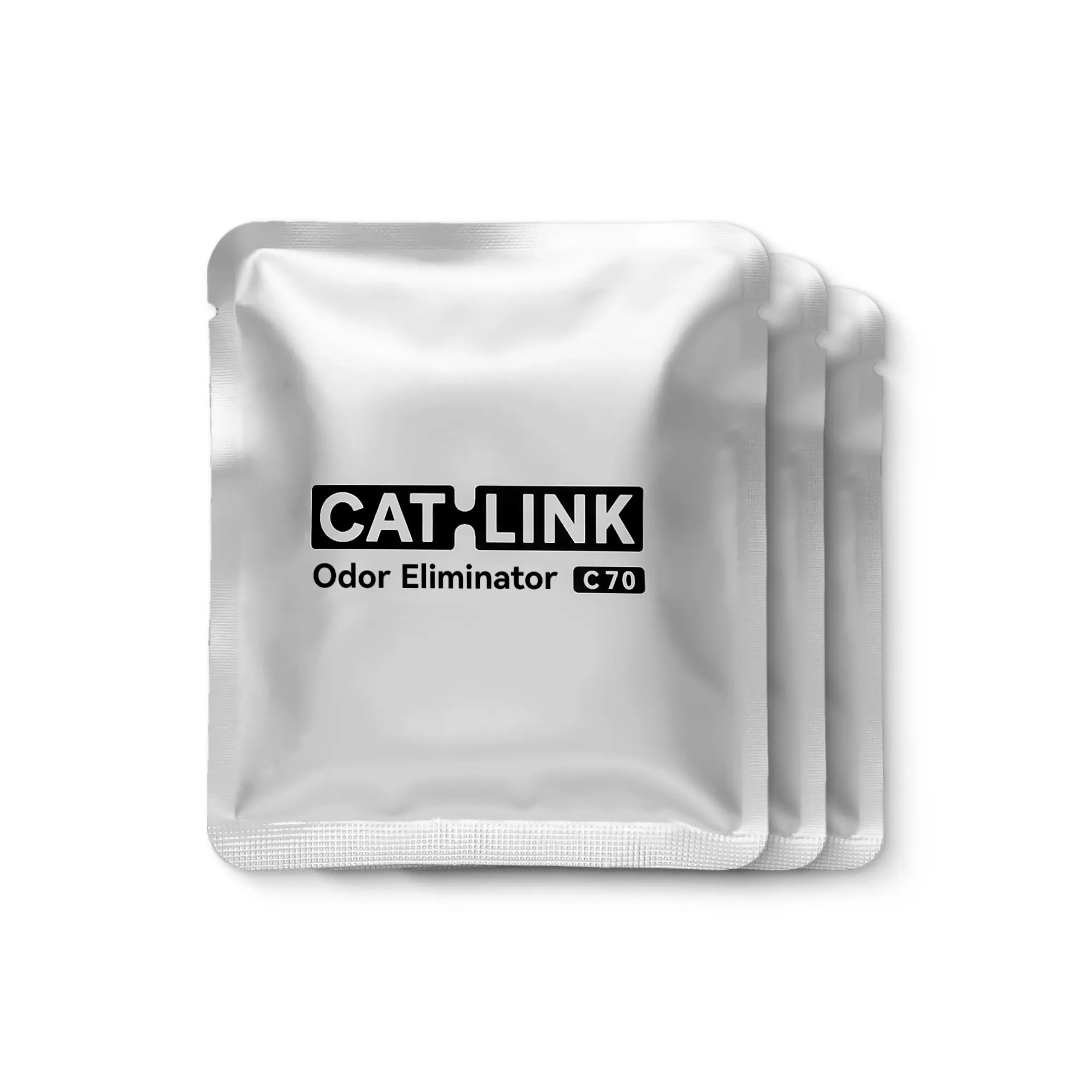Catlink C70 Odor Control Foam Replacement - 3-Piece Animal-Safe Deodorizer Litter Add-On, Odor & Stain Removers for Universal Self-Cleaning Cat Litter Boxes
