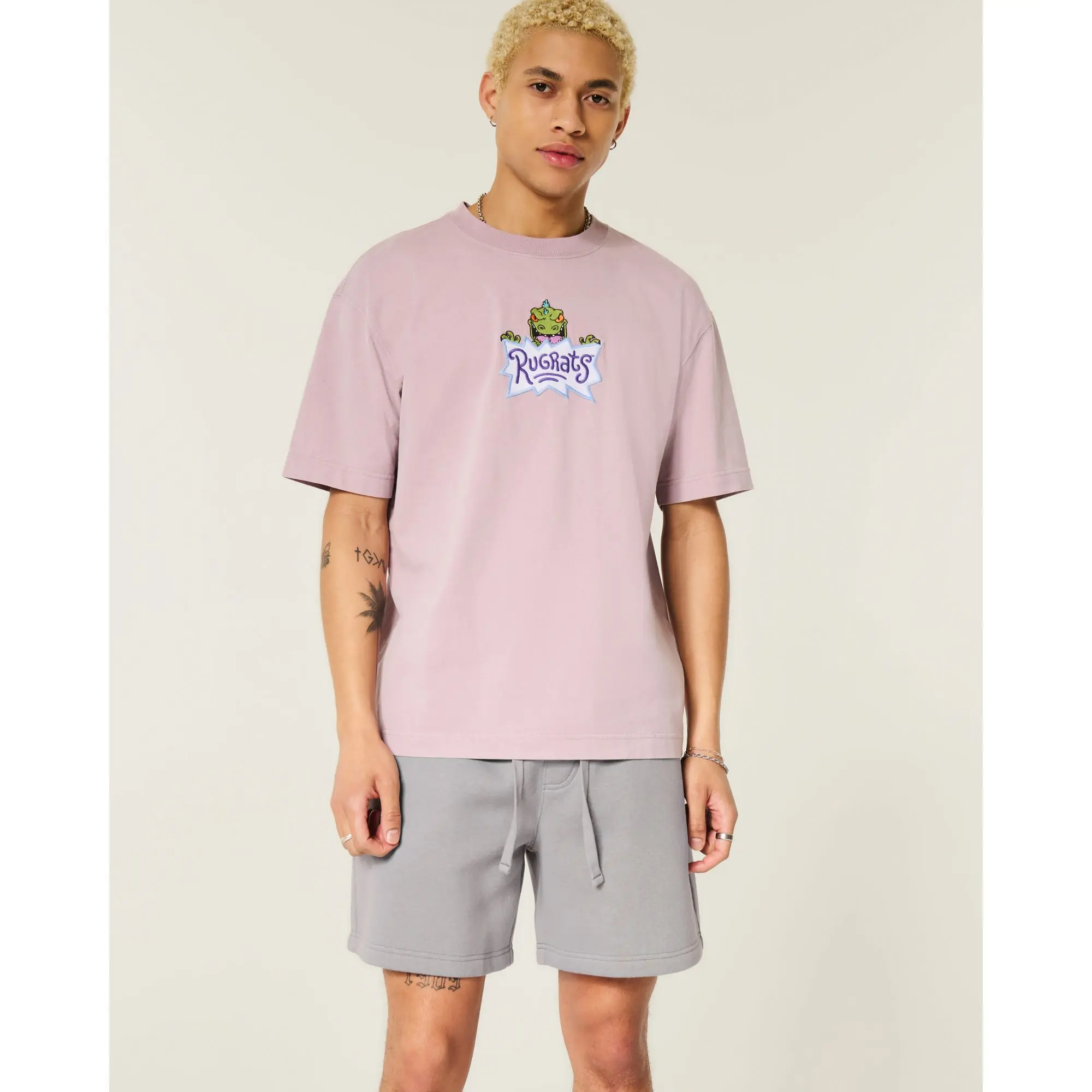 Hollister Above-The-Knee Baggy Fleece Shorts