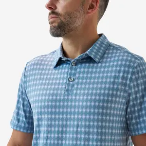 Master PGA Golf Fashion Top 2026 Performance Polo - Texas Diamond  Camo  Par-Tee