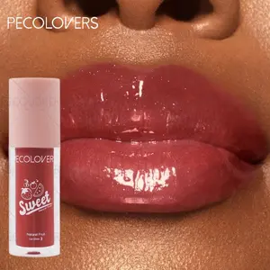 1pc Moisturizing Hydrating Glossy Lip Gloss With Mirror Finish, Long-Lasting And Does Not Fade, Non-Stick Cup, Waterproof, Suitable For All Light Beige Types, Used With Other Lipsticks Together, Sleek Tube Design, Beauty Enthusiast|Holidays Gift