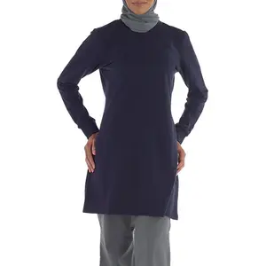 Long sleeved modest gym shirt.- Women's Size