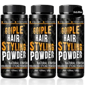 3Counts Hair Styling Powder 1.05oz Natural Look Styling for Men Volumizing & Texturizing Powder Flexible Hold Easy to Apply Texture with No Oil/Greasy/Residue