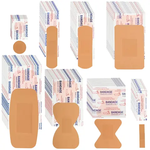 Eco-Friendly PE Joint-Flex Adhesive Bandages (80pcs, 80/160 Pack Ready) - Waterproof, Breathable, Cushioned Pad, Assorted Sizes for Finger/Knuckle Healing, Secure Flex Hold, Disposable Home Care Kit for Wedding, Anniversary, Casual Needs