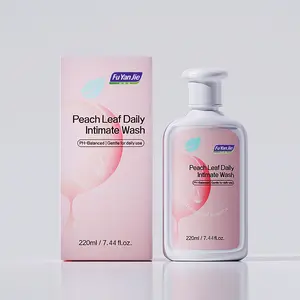 FuYanJie Peach Leaf Feminine & Underarm Wash W/Lactic Acid –Probiotics for for pH Balance, Odor, Vaginitis Relief & Prevention