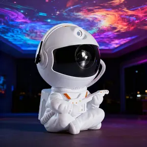 Upgraded Astronaut Galaxy Star Projector Starry Night Light, 360° Rotatable Starry Nebula Ceiling Projection Lamp with 8 Lighting Modes, Ideal for Bedroom Decor, Kids Room, Home Ambiance & Perfect Gift