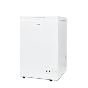 Commercial Cool 3.5 Cu. Ft. Chest Freezer, Deep Freezer Holds Up To 122 Lbs. of Frozen Food, Removable Storage Basket, Mechanical Temperature Control, Manual Defrost, R600a Refrigerant, CCFE356, White