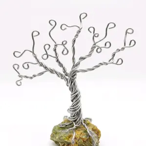Gnarled Trunk Wire Tree on Sparkling Amethyst Druzy | Profusion Land Original