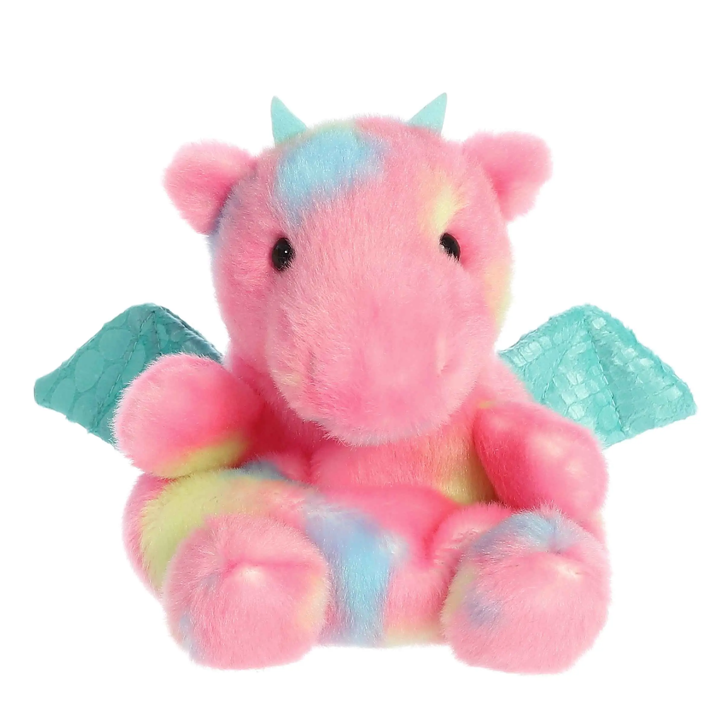 Palm Pals Adorable Anya Dragon 5 inch Pink Mini Soft Plush Collectable Stuffed Animal