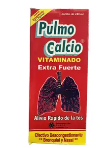 Pulmo Calcio Vitamindo Extra Fuerte Natural Blended Vitamin & Mineral Fitness Dietary Supplement - Fast Relief, with Vitamin A,D,C, Herbal Blend for Health & Wellness Support Healthcare Healthy daily care Growth Convenient Liquid antioxidant vitamin 24-in