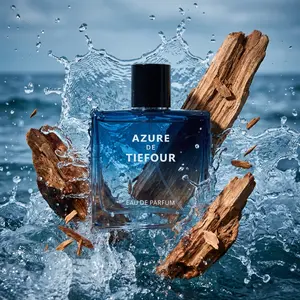 Tiefour Blue Storm Unisex Eau de Parfum, Marine Woody Notes, 99ml/3.35oz, with Lemon, perfume para hombres,Jasmine & Amber, Bold French Fragrance for Men and Women, Luxury Gift,summer fragrance men,pheromone perfume,long lasting perfume