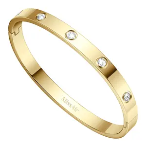 MISSAIR Fashion LOVE Bracelet for Women & Girls – Rhinestone Bangle for Party, Daily Outfits, Birthday Gift