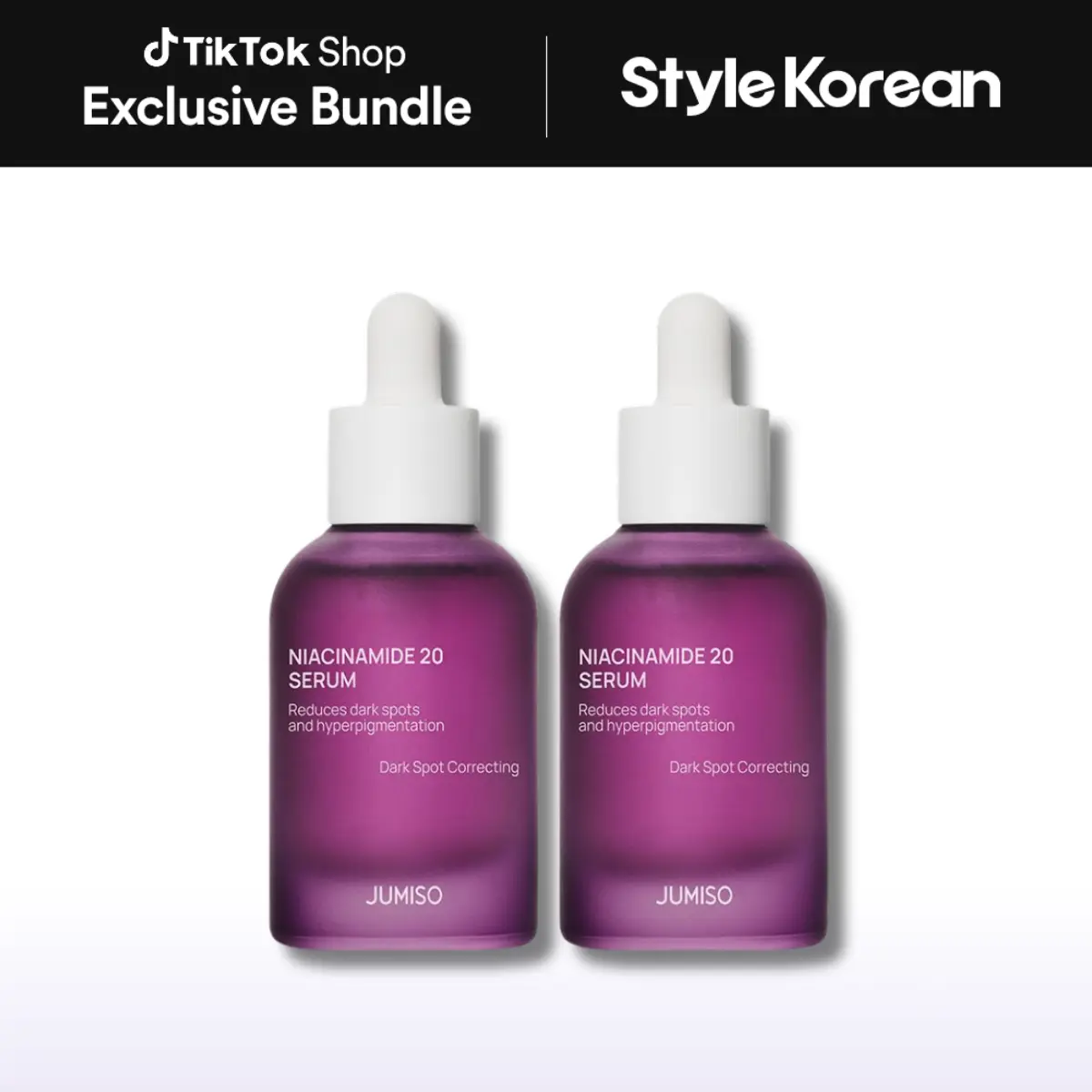 [Jumiso] Niacinamide 20% Serum 40ml DUO - Korean Skincare with Niacinamide, Reducing Pigmentation & Even Skin Tone