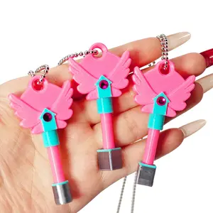 3pcs Squid Keychain Set, 3D Printed Key Model Necklaces, Game Props for Bags and Phones, Perfect for Parties and Events