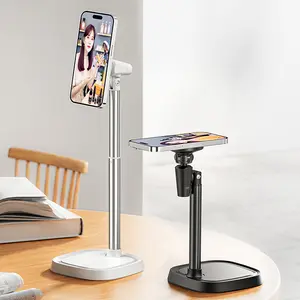 UGIFT Adjustable Height & Angle | Compatible with MagSafe iPhones | Perfect for Live Streaming, Video Calls & Hands-Free Viewing | Sleek Desktop Design for Home or Office