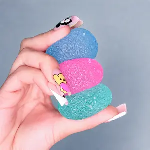 3PC Squishies Toys - Fidget Squishy Malt Sugar Texture Squeeze Balls, Slow-Rebound Hand Feel, Stress Relief Toy Set for Kids, Summervibes Party & Birthday Gift