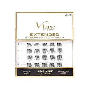 VLuxe By i•ENVY Extended Real Mink Cluster Lashes