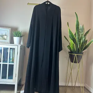 Closed Black Abaya - great for everyday wear school and work