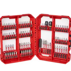 75-Piece Professional Impact Driver Bit Set with Modular Organizer Case