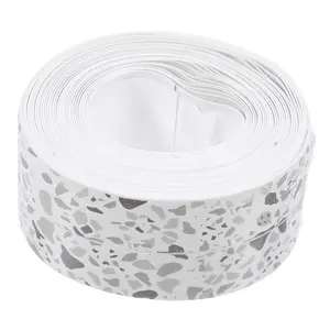 Elegant PVC Self-Adhesive Sealing Tape - Floor & Wall Edge Protector, Kitchen & Bathroom Toilet Sealer, Modern Decoration Tool