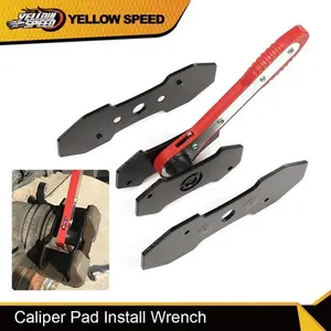 360° Ratcheting Piston Brake Spreader Wrench, Caliper Pad Press Tool for Vehicle Brake Parts