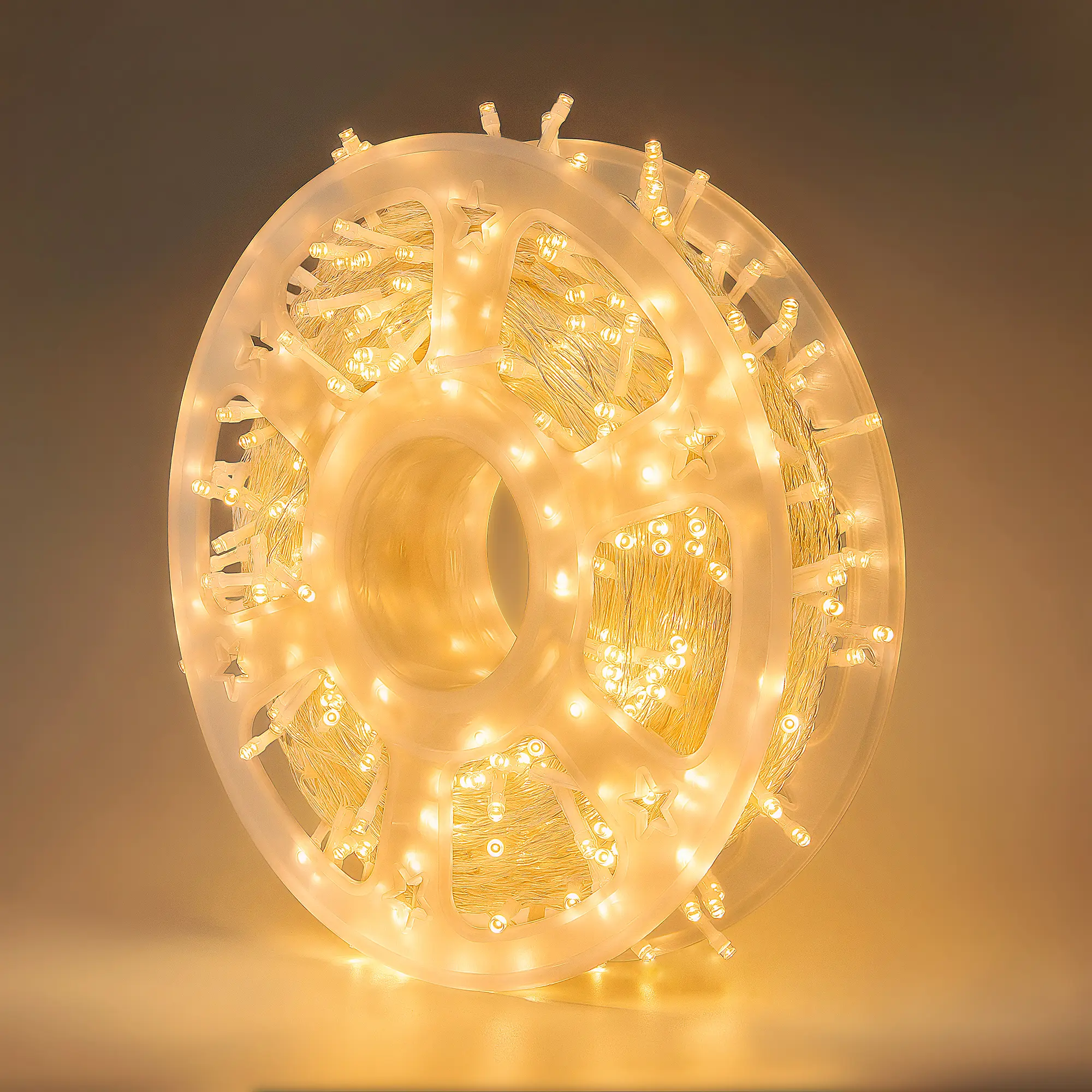 Woohaha 500 LED Decorative Christmas Fairy String Lights, 8 Lighting Modes, 165ft Plug-in Waterproof Mini Lights for Outdoor Indoor Holiday Wedding Bedroom Decorations, Warm White