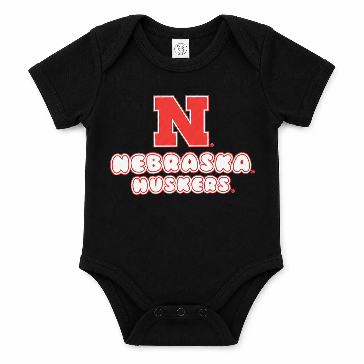 Nebraska Huskers N Onesie | Black | Multiple Sizes | Lou's Sporting Goods | 25N5IC