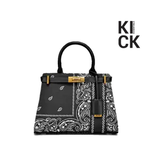 NDG PARIS BAG '300MM BLACK BANDANA'