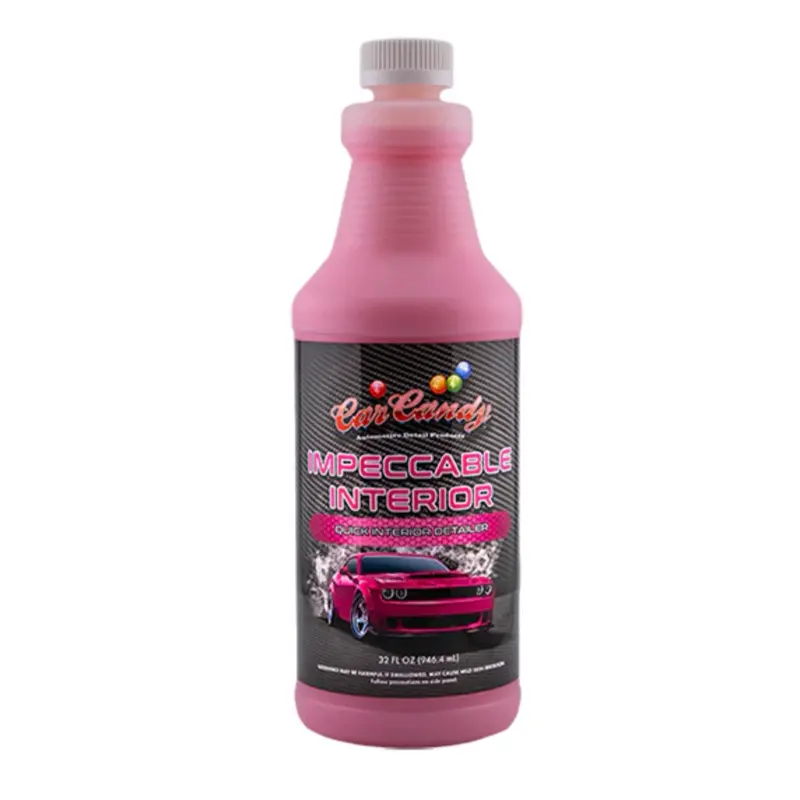 Car Candy Impeccable Interior Quick Detailer 3 in 1: Cleans, Protects, and Shines
