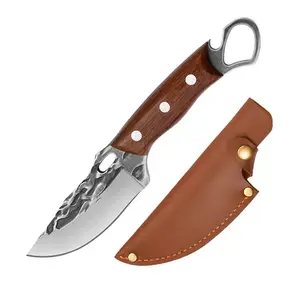 Chef Knife -Thickened Stainless Steel Kitchen Knife-Knife for Cooking, Chopping. Knife for Home, Camping, BBQ. For Balance & Control Defense Tools