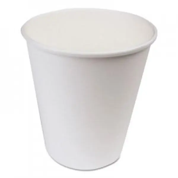 BWK Disposable 10 oz Poly-Lined Paper Cups - Heat-Resistant, Leak-Proof Home & Festive Party Disposable Tableware