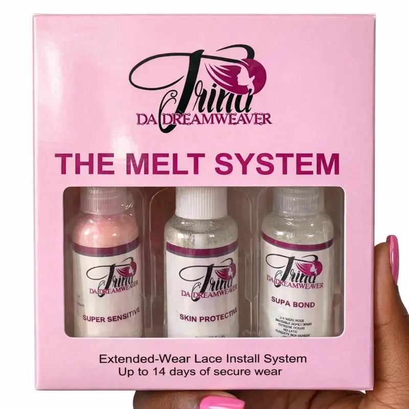 Trina Da Dreamweaver The Melt System - Premium Lace Hold System for Up to 14 Days of Secure Wear with Skin Protection & Supa Sensitive Bond