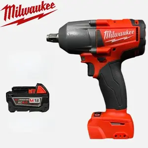Milwaukee M18 Combo | 900Nm Cordless Tire Inflator Portable Air Compressor, Electric Impact Hammer Drill & Compact Laser-Guided Corded Circular Saw for Auto & Construction Use