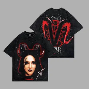 Stephanie Vaquer La Primera Premium Acid Washed T-Shirt, La Primera Fans, WWE Women’s World Champion Tee, South American Trailblazer Graphic T-Shirt, Latina Warrior Graphic Shirt, Wrestling Fan Merch for True Fans