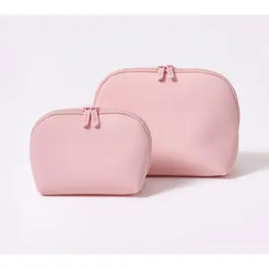 Pop Ups Brand Washable Neoprene Cosmetic Zip Pouch Set