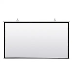 Portable Projector Screen for Home Theater Outdoor HD White Foldable Anti-Crease (72Inch)