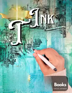 Ink Tracing Coloring Book, Follow the White Lines to Reveal a Unique City. A New Concept for the Reverse Coloring Book: Pen and Ink Art, Fantasy ... Book for All Ages. Architecture Color Book