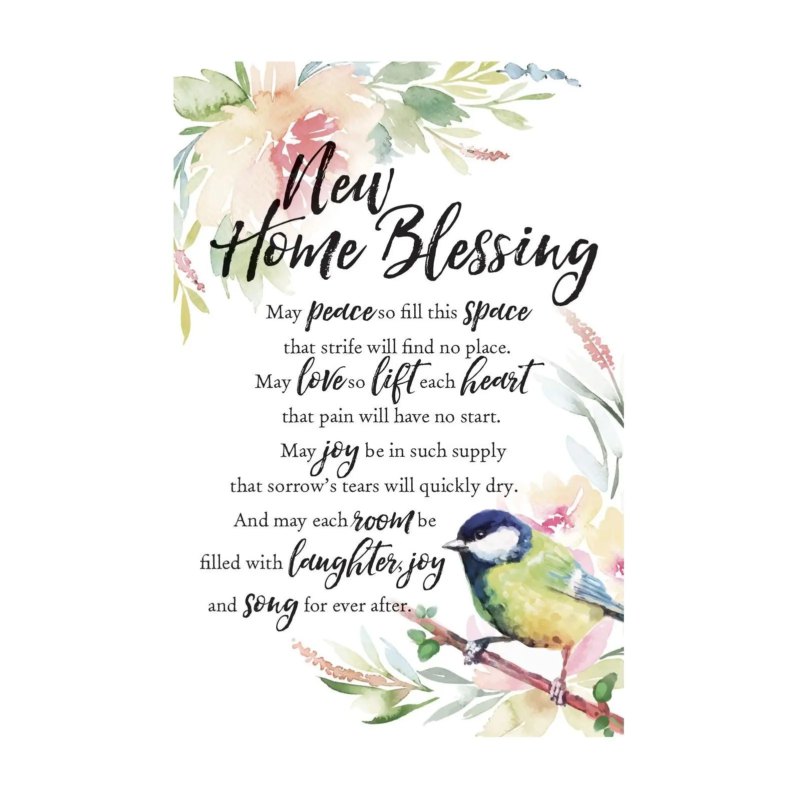 Dexsa New Home Blessing Woodland Grace Series Wall Plaque