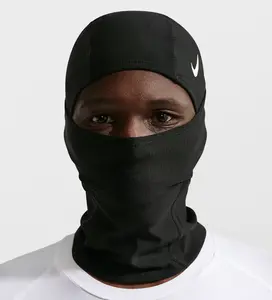 Nike Pro Hyperwarm Hood Mask - Minimalist 1-Size Warm Convertible Hyperwarm Ski Mask, Neck Gaiter, Ski Balaclava with Dri-FIT Tech, Machine Washable for Running, Outdoor Sports