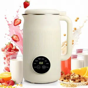 8 in 1 Nut Milk Maker Machine, 40oz Automatic Soy Milk Maker Blender, Homemade Soy Milk, Almond Milk, Oat Milk,Juice, Plant Based and Non Dairy Beverages, 12H Delay Start/Keep Warm/Self Cleaning