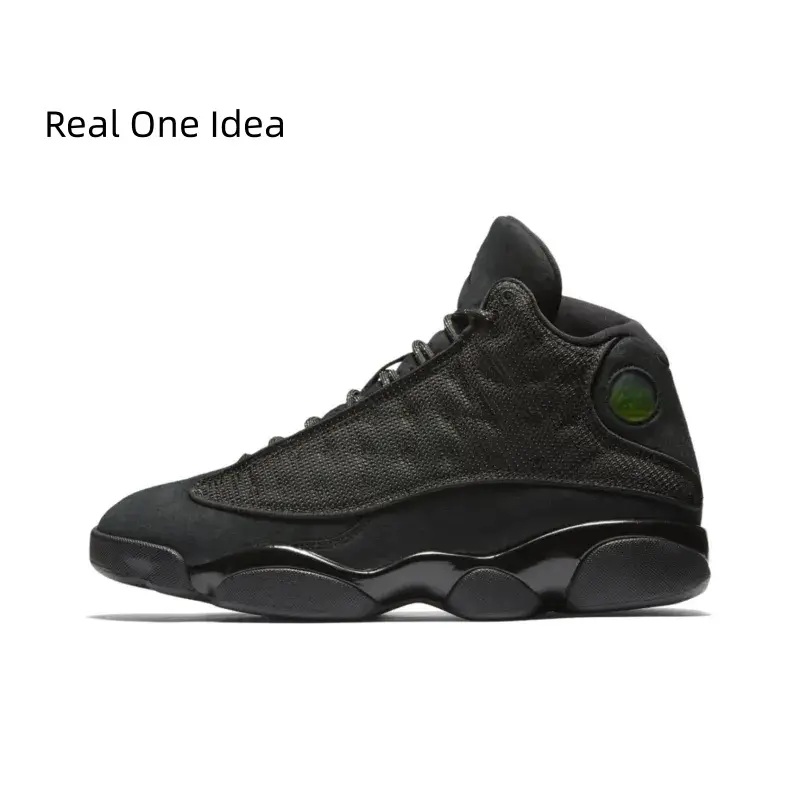 11 Black High-Top Retro Basketball Shoes with Suede and Reflective Mesh Upper, Black Midsole