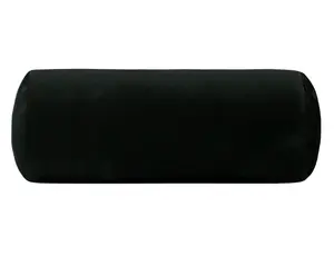 20" x 9" Black Squishy Extra Soft Decorative Bolster Decorative Pillow, 1-Pack, for All Ages