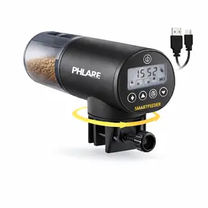 PHLARE SmartFeed Automatic Fish Feeder with USB Charging Cable and Digital Display 200ml Feeding
