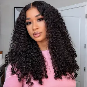 [Givelandstyll's Same Burmese Curly] Megalook Glueless 13X6 Lace Frontal Wig Put On Go Effortless Time-saving Wig With Elastic Drawstring Band Human Hair Wigs #TikTokShopBlackFriday