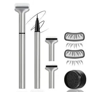 2-in-1 Waterproof Eyeliner and Lower Eyelash Stamp Set